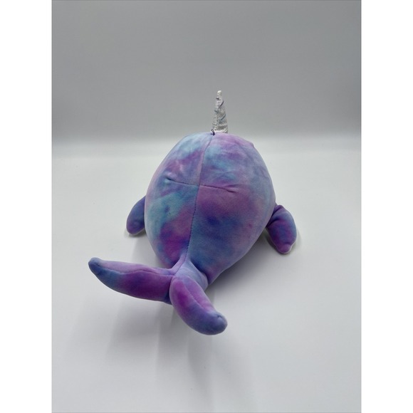 Squishmallows Hallie Narwhal Tie Dye‎ Plush 8 inch - Picture 4 of 6